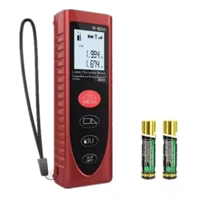 GENERICO - Medidor De Distancia Laser Digital 50 Metros