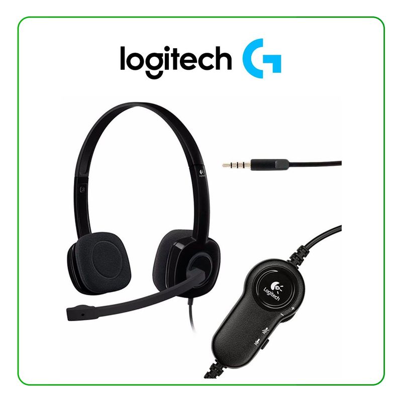 LOGITECH - Audífono C Micrófono Logitech H151 Stereo Negro