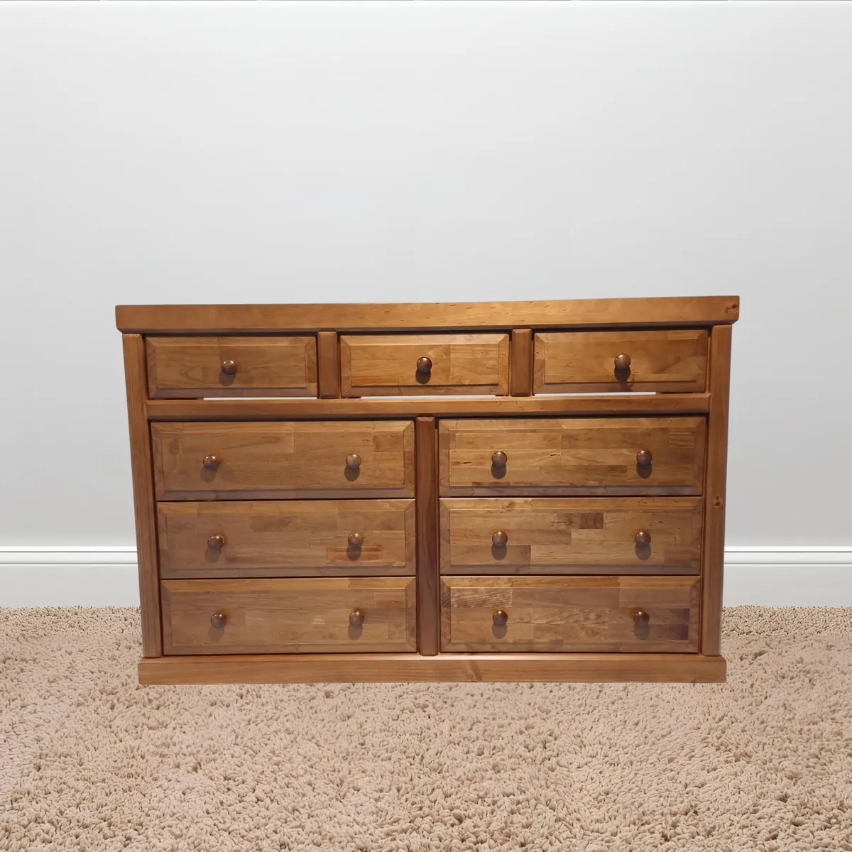 MUEBLES DURAN - Comoda Nogal 9 Cajones