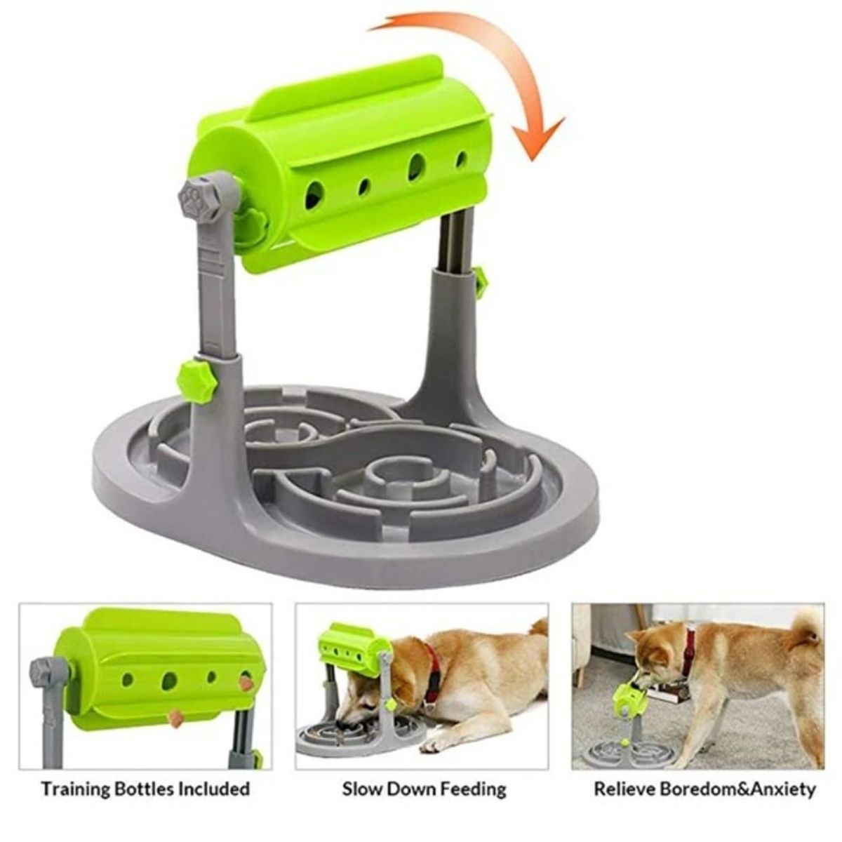 GENERICO - Plato Comedero Para Mascotas Con Entretención