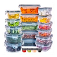 Set De 20 Recipientes Contenedores Herméticos Para Almacenar