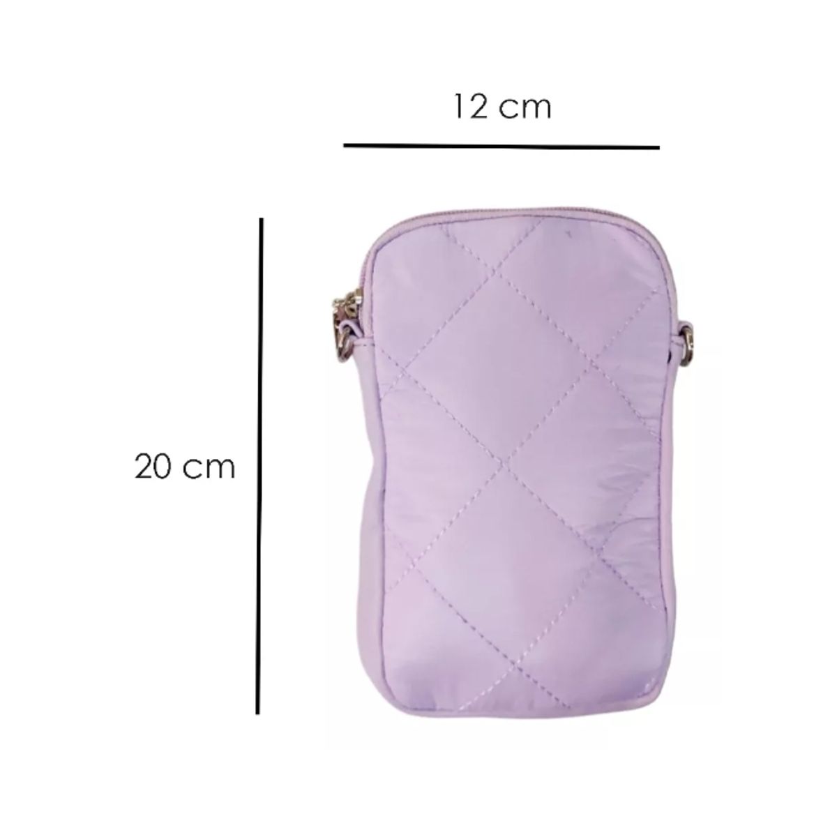 GENERICO - Bandolera Bolso Celular Acolchada