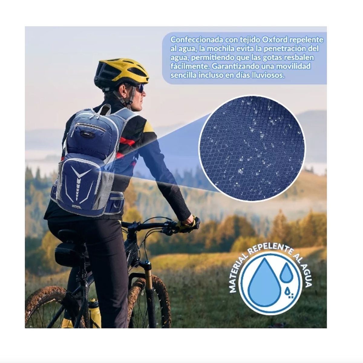 GENERICO - Mochila De Hidratación Ciclismo Hiking Campismo+2lbolsa Agua