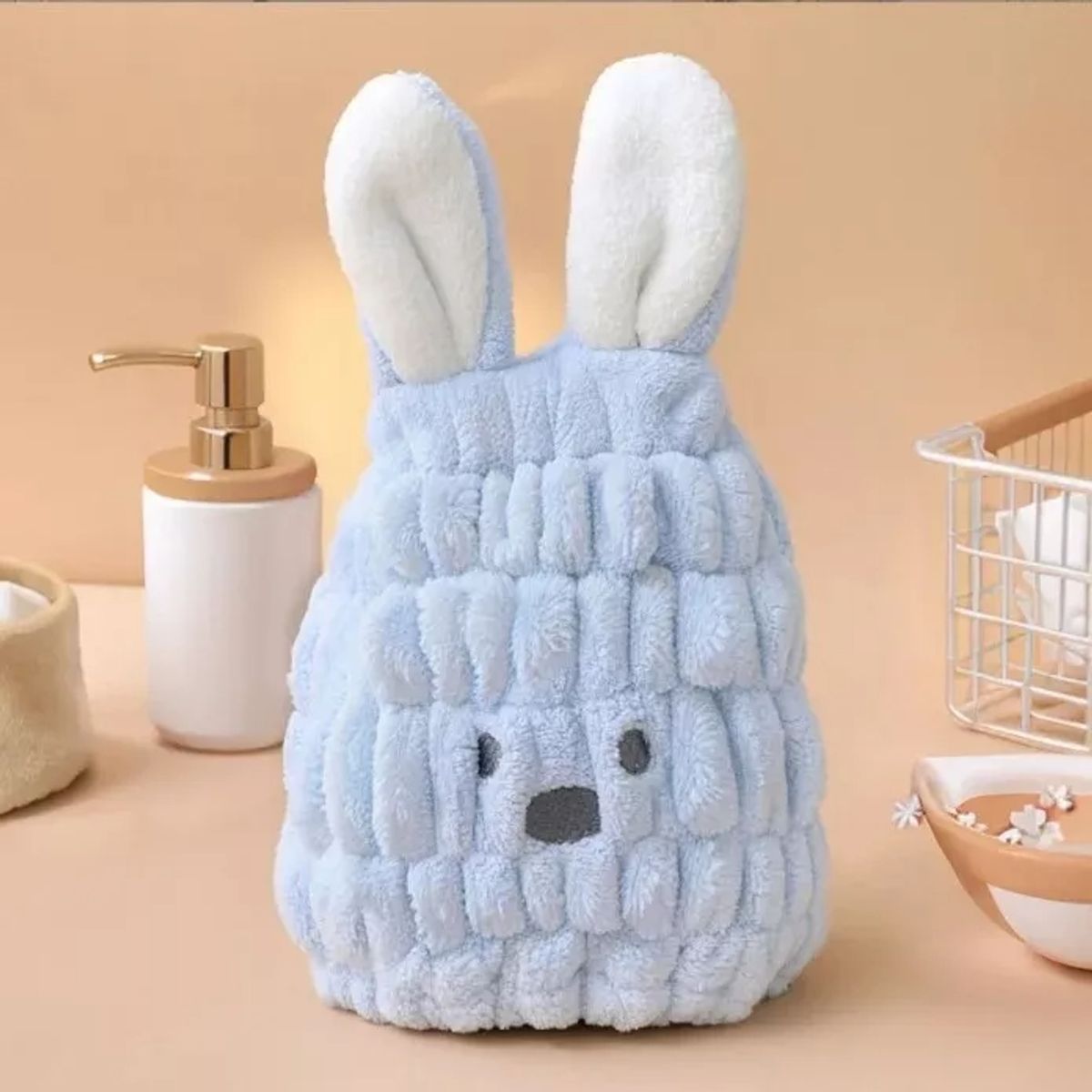 EVERSO - Pack 3 Gorro Toalla Microfibra Para Secar Cabello Ducha