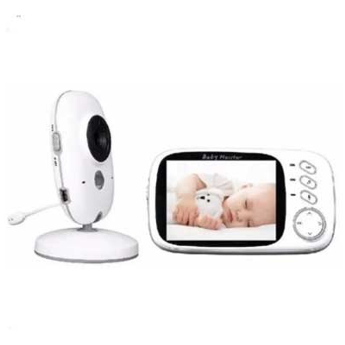 MUNDO MAGIA - Monitor Bebes Micrófono Visión Nocturna 3.2 PuLG