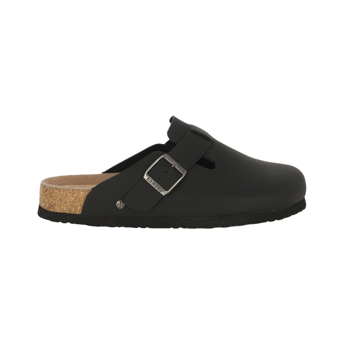 BAMERS - Zueco Mujer  Bamers Classic Buckle Negro