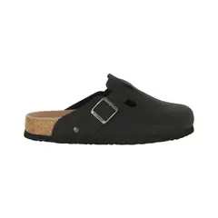 BAMERS - Zueco Mujer Classic Buckle Negro