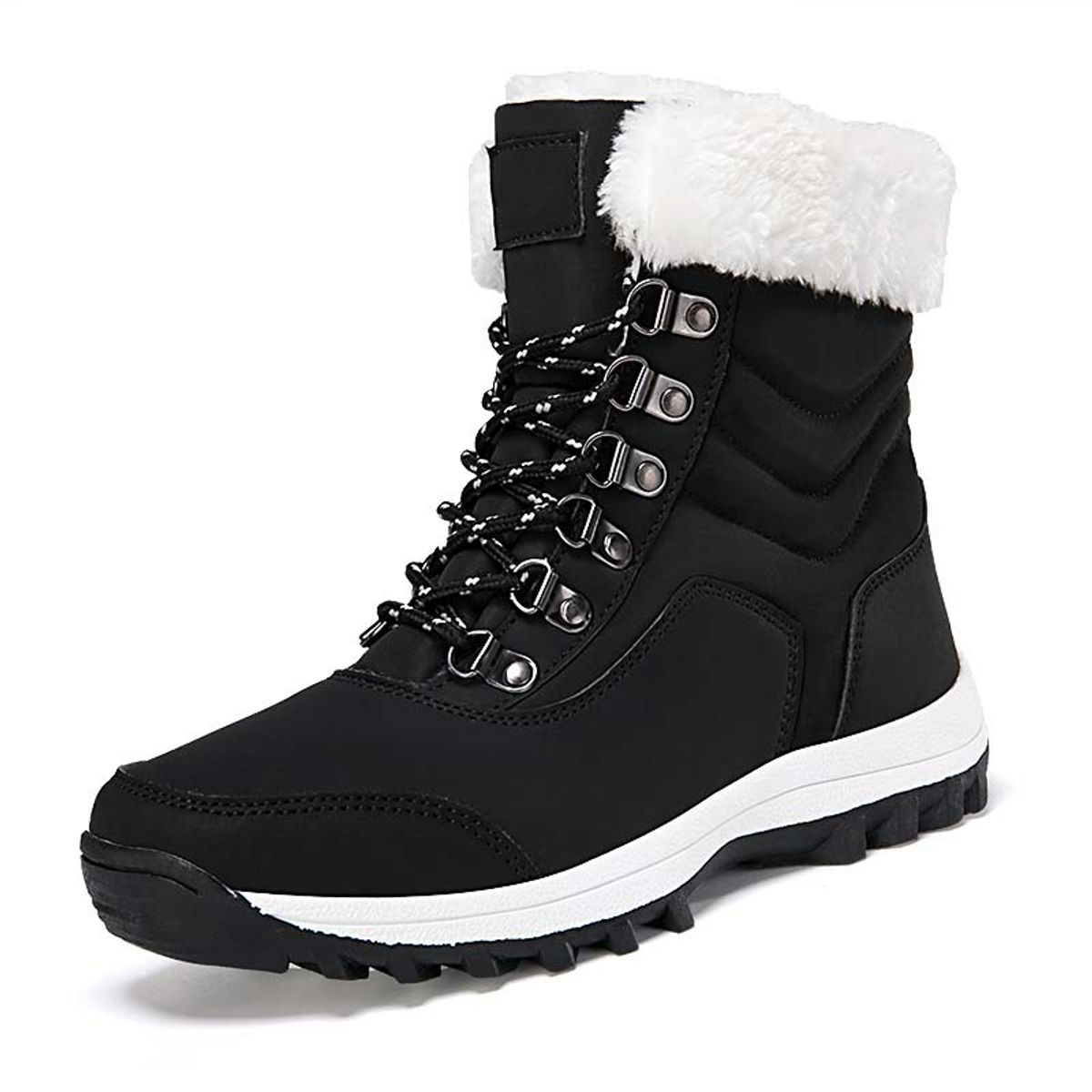 SHANDIAN - Bota temica chiporro mujer zapatos Negro