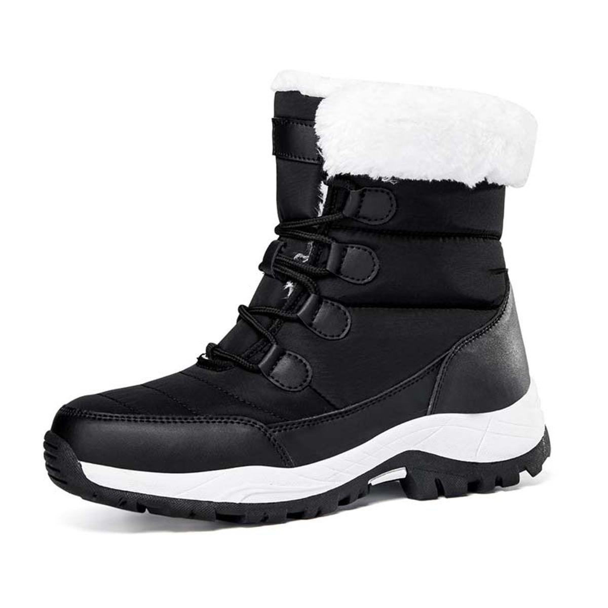 SHANDIAN - Bota temica chiporro mujer zapatos Negro