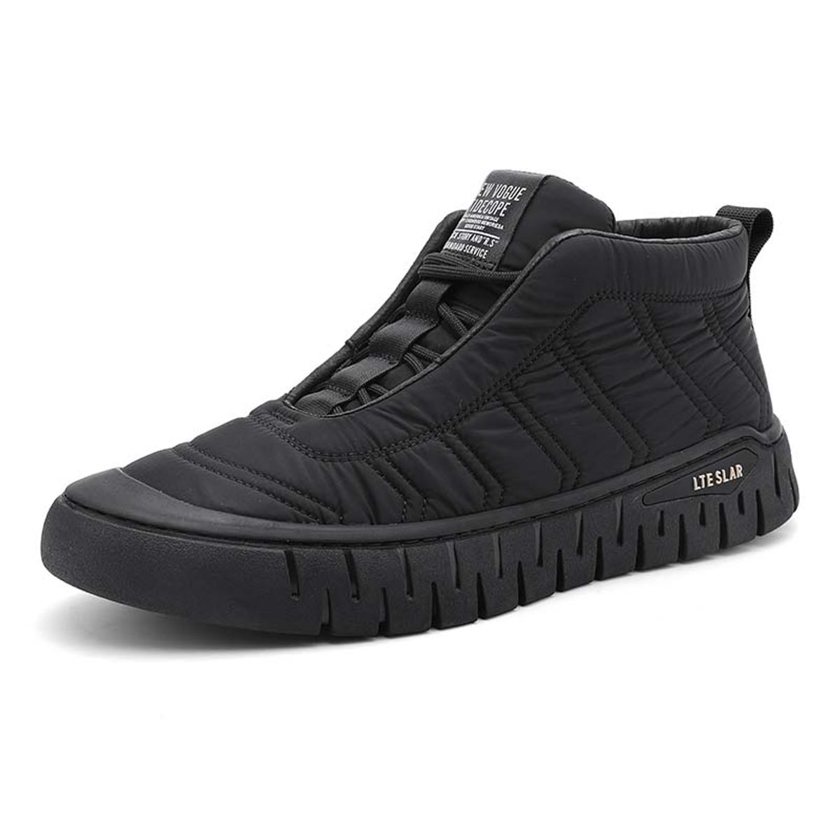 SHANDIAN - Bota termico hombre con chiporro Negro