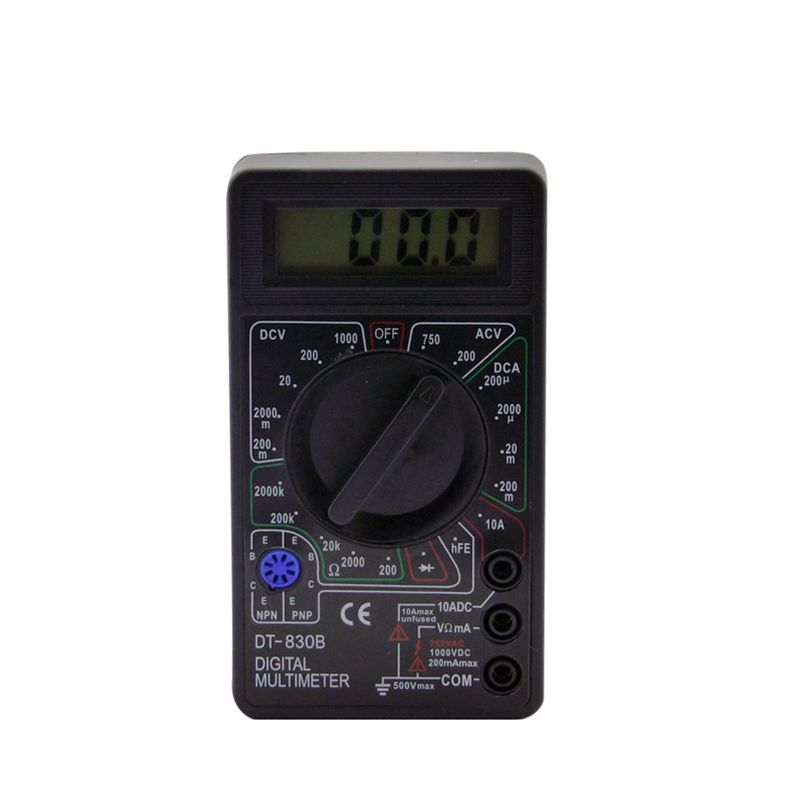 GENERICO - Multitester Multimetro Electrónico Digital Portatil DT-830B