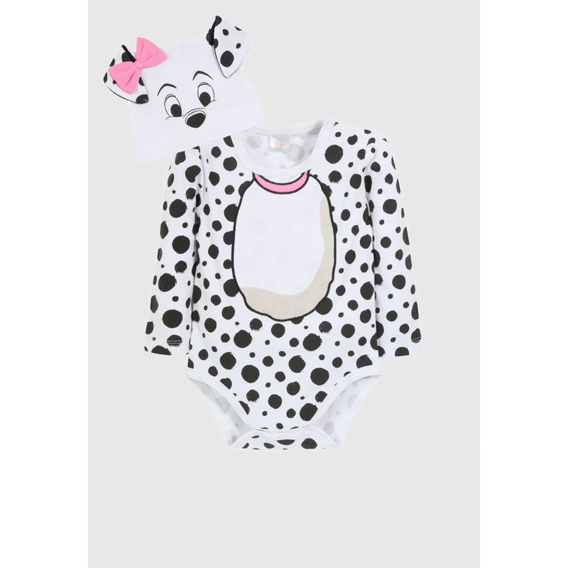 DISNEY - Pack Body Bebe 101 Dalmatas Puppy Blanco Disney