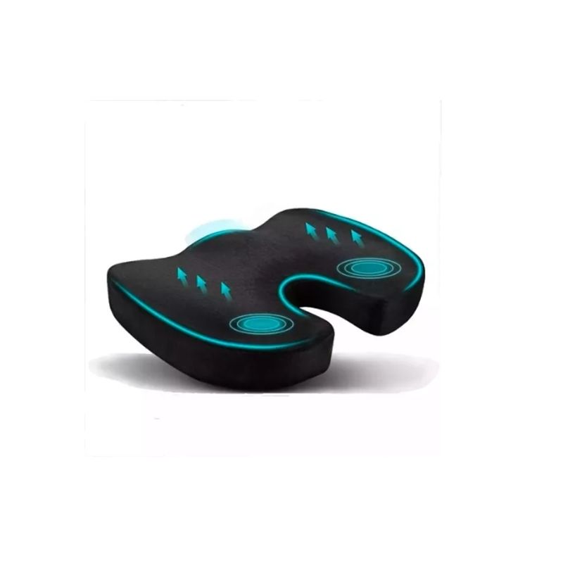 GENERICO - Cojín Asiento Gel Viscoelastico Coxis Ortopédico Pro