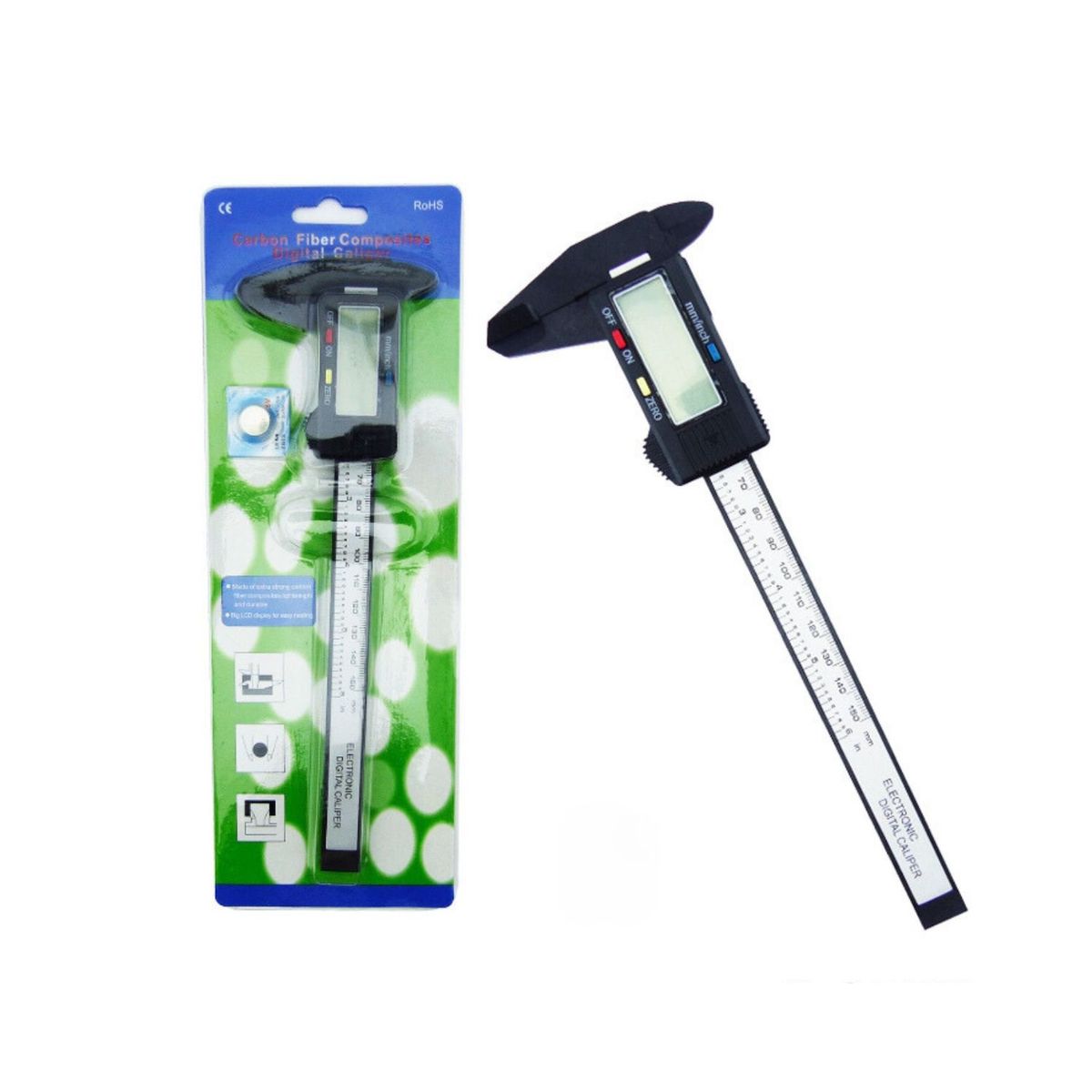 GENERICO - Pie de Metro Digital Calibrador Electrónico de 150 mm