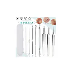 GENERICO - Pack Herramientas Acné Extractor De Espinilla Puntos Negros.