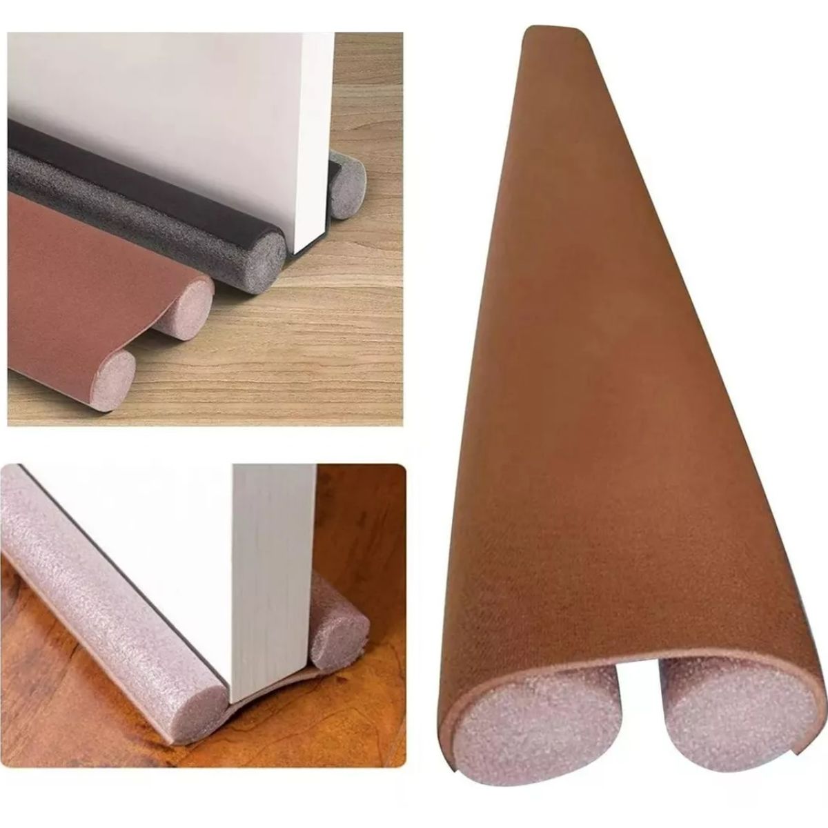GENERICO - Tope Aislante Doble Rollo Polietileno Café 95 cm