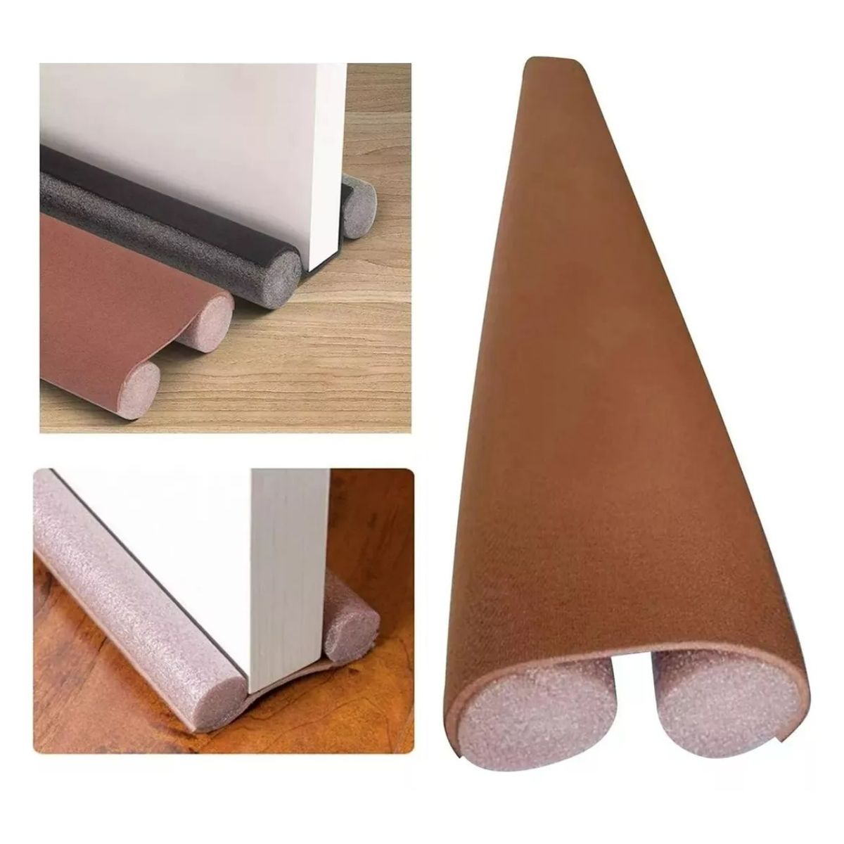 GENERICO - Tope Aislante Doble Rollo Polietileno Café 95 cm