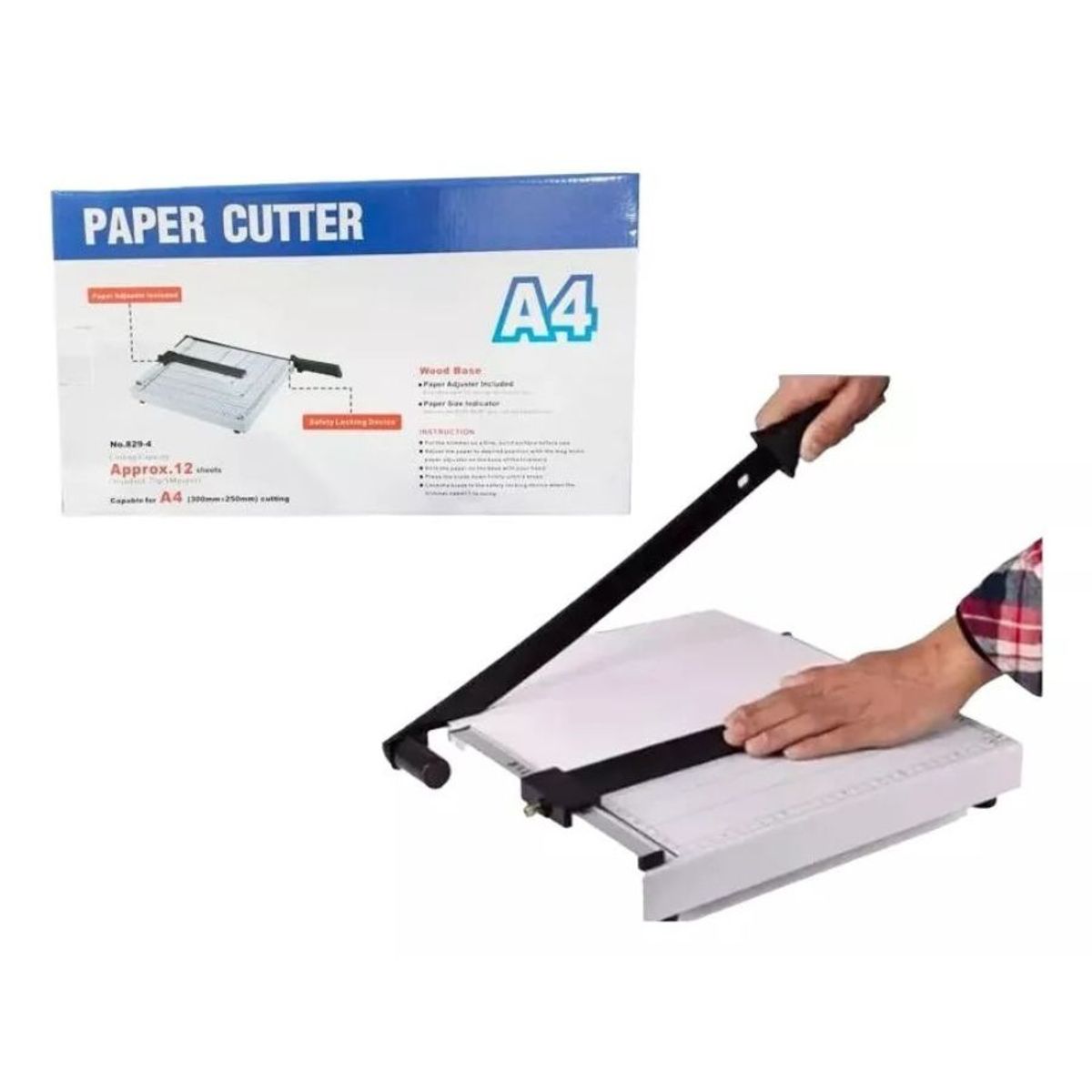 GENERICO - Guillotina Manual Para Papel Paper Cutter A4