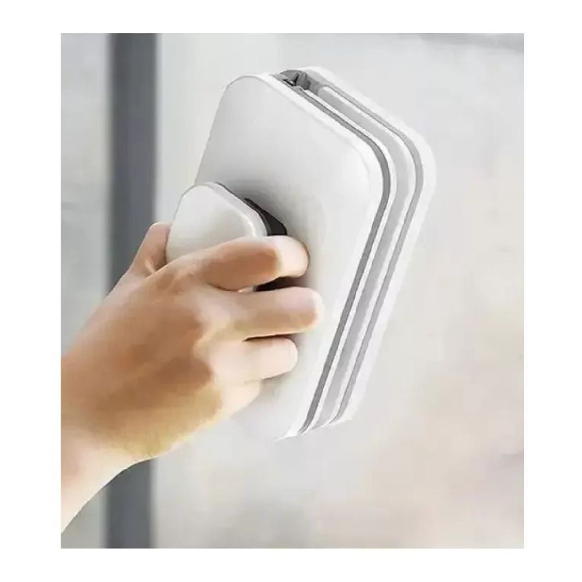 GENERICO - Limpiavidrios Limpiacristales Doble Cara Ajustable Magnético