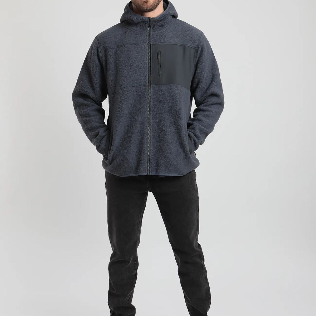 FROENS - Polar  hombre Miscanti azul - Poliéster reciclado