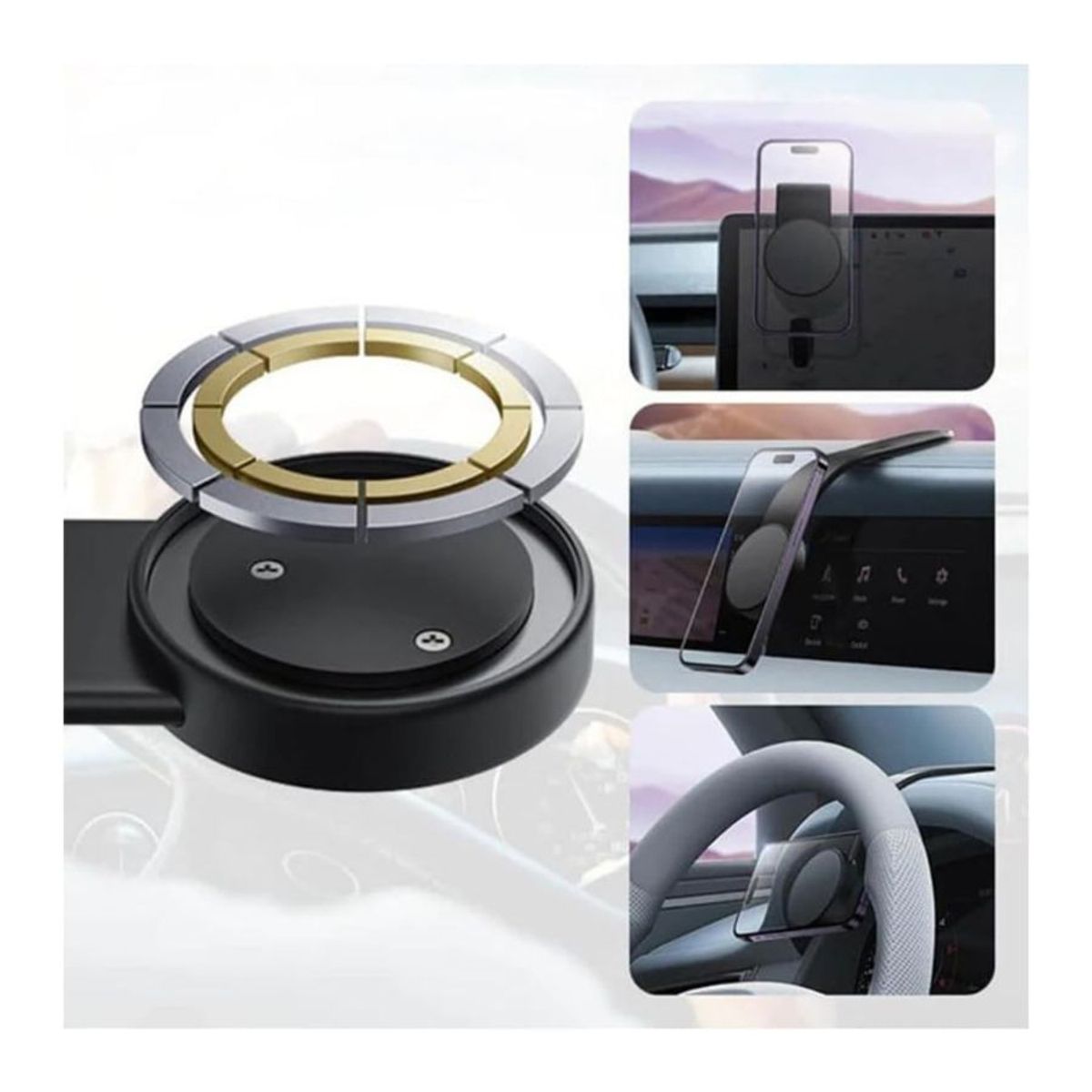 GENERICO - Holder Soporte Magnético Auto Rt-099 Ajustable