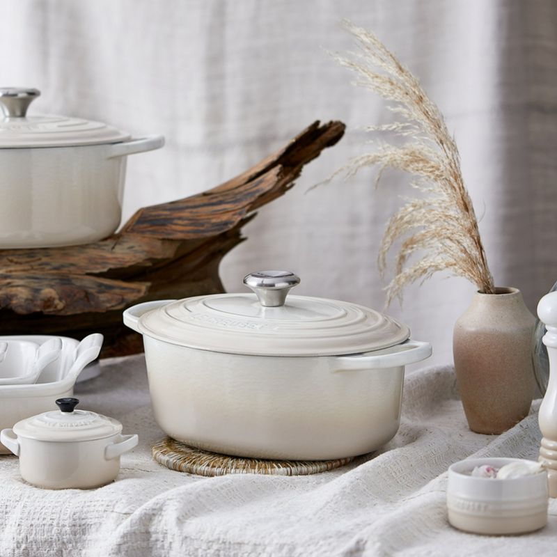 LE CREUSET - Cocotte Ovalada 27Cm Meringue