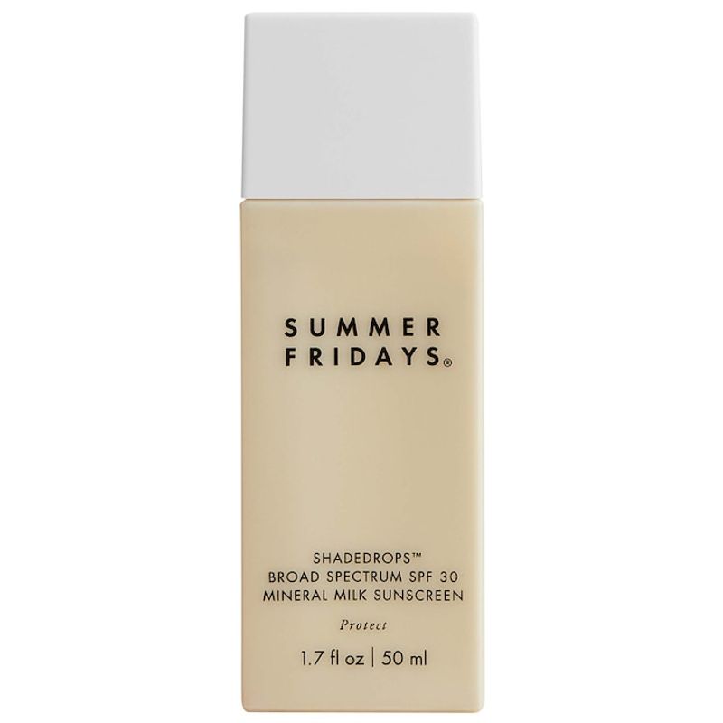 SUMMER FRIDAYS - Protector solar ShadeDrops Mineral Milk SPF 30 Summer Fridays