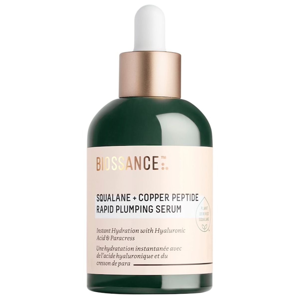 BIOSSANCE - Sérum Squalane + Copper Peptide Rapid Plumping - 50ml Biossance