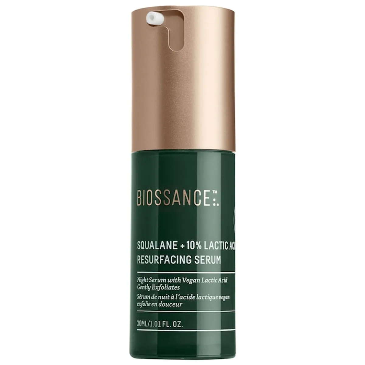 BIOSSANCE - Suero Squalane + 10% Lactic Acid Resurfacing Serum Biossance..-