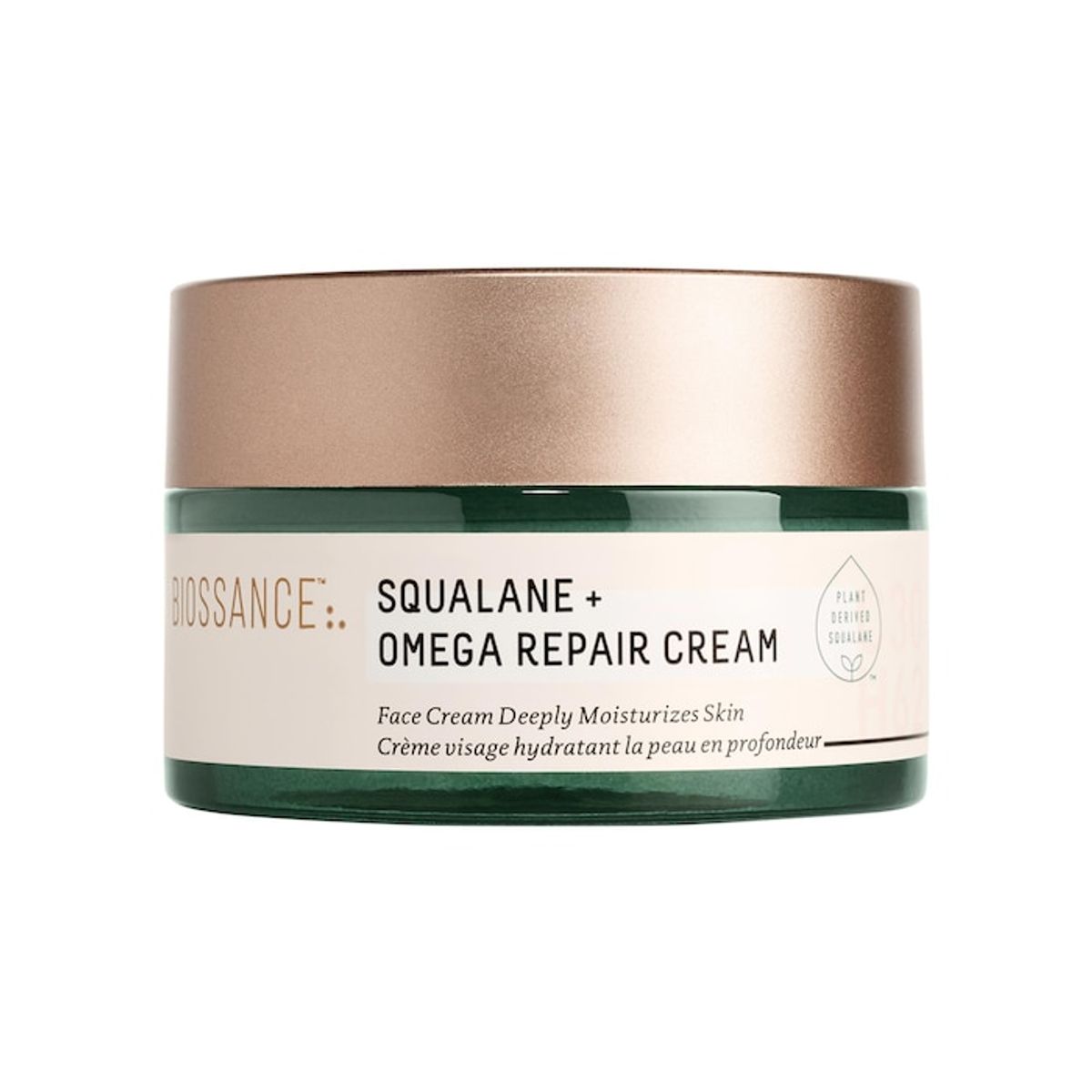BIOSSANCE - Crema Squalane + Omega Repair Deep Hydration Moisturizer - 50ml Biossance