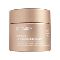 BIOSSANCE - Crema de noche Squalane+Ectoin Overnight Rescue Deep Repair Biossance.-