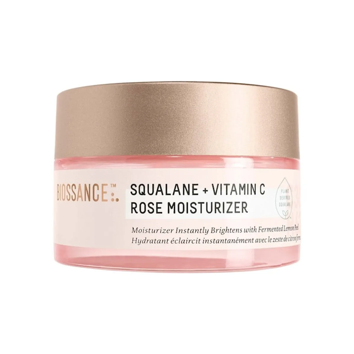 BIOSSANCE - Hidratante Squalane + Vitamin C Rose Brightening Moisturizer - 50ml Biossance