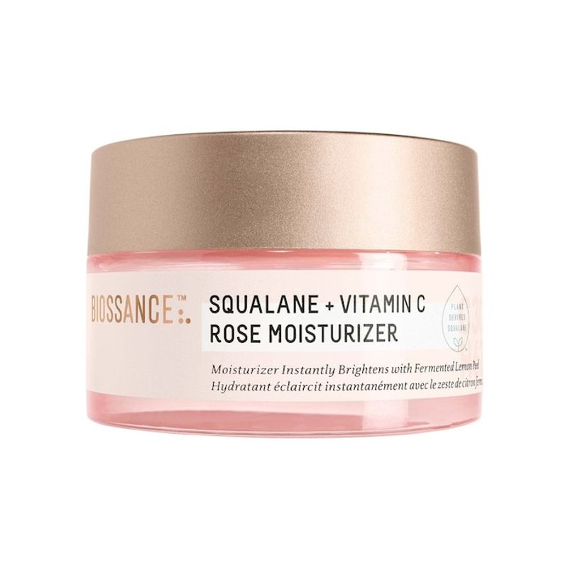 BIOSSANCE - Hidratante Squalane + Vitamin C Rose Brightening Moisturizer Biossance