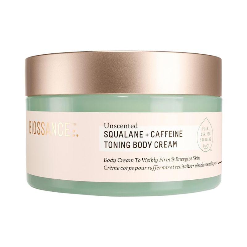 BIOSSANCE - Crema Corporal Squalane + Caffeine Toning Body Cream Biossance.-