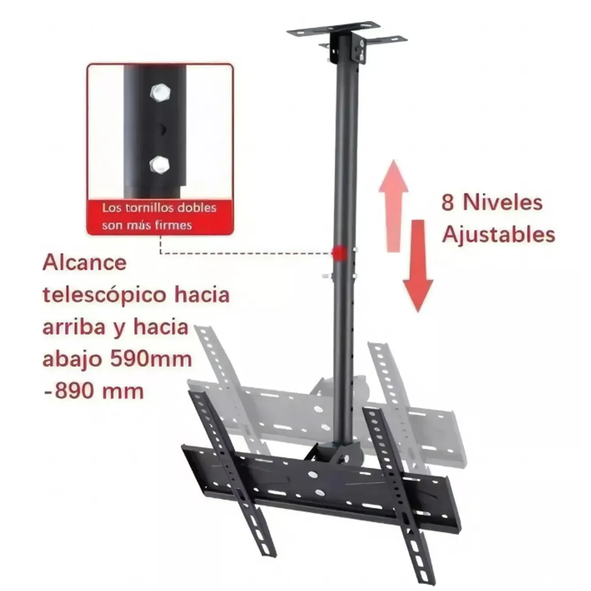 GENERICO - Soporte Tv Base Techo De 32 A 70