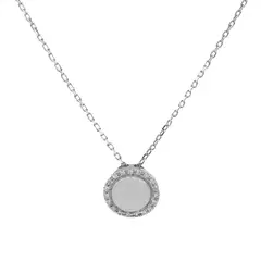 JB JOYAS BARON - Collar de Oro 18kt con Diamante Círculo