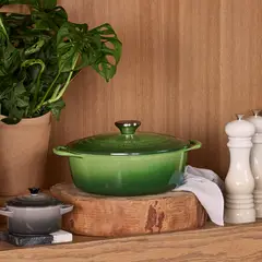 LE CREUSET - Cocotte Ovalada 31cm Verde Bamboo