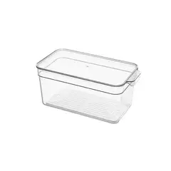 GENERICO - Organizador Refrigerador Cocina Acrilico Contenedor Con Tapa
