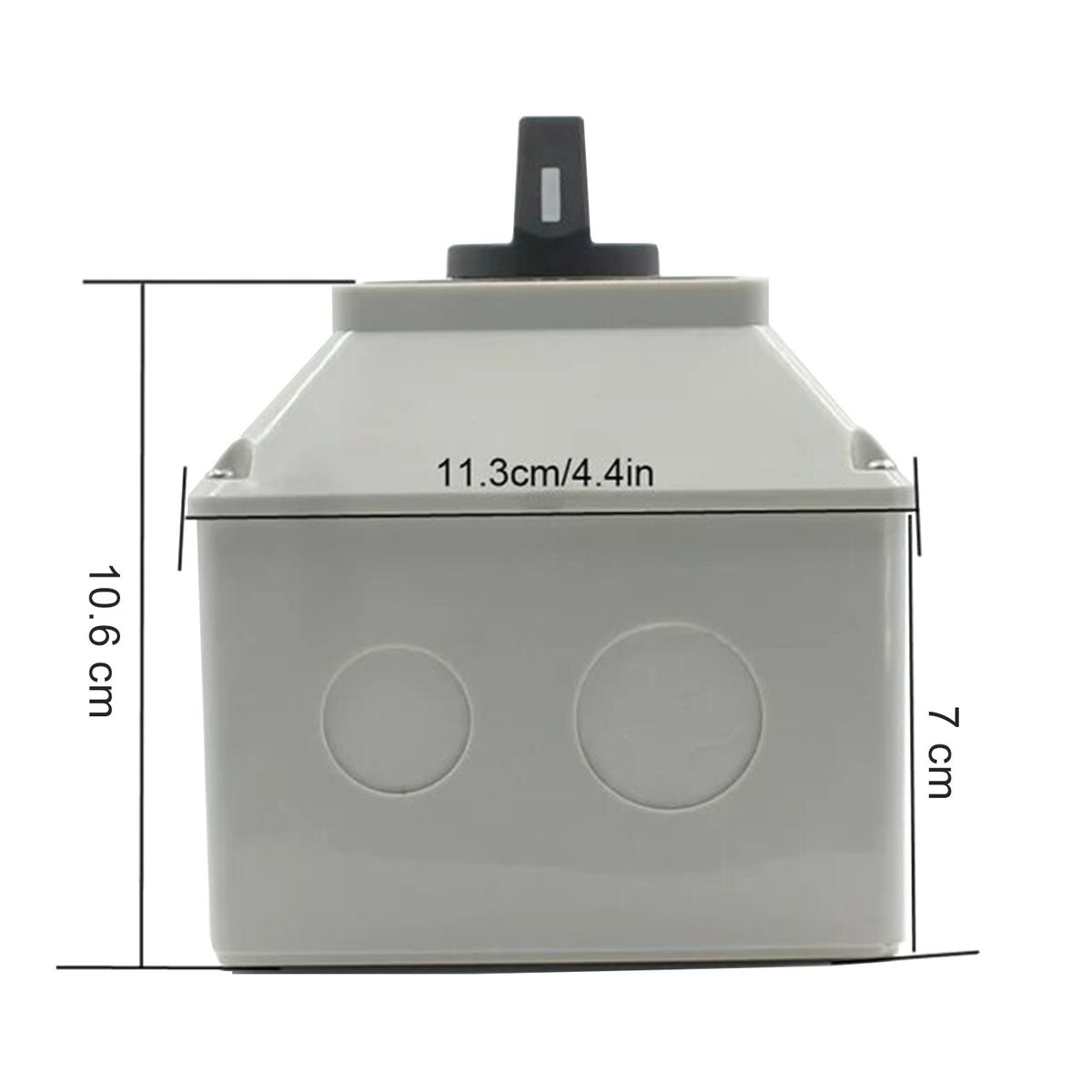 SOLIOT - Selector Tipo Pacco 3 Posiciones Con Caja 63a 1-0-2