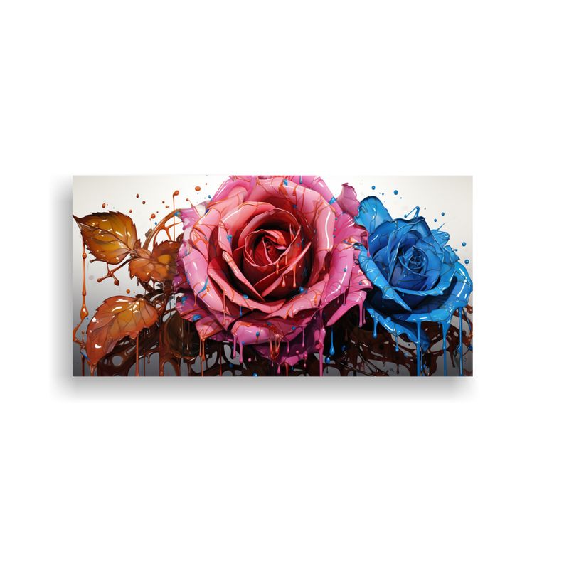 GENERICO - Pintura De Arte De Pared Concepto Originalidad Rosa Coloread 160x80cm