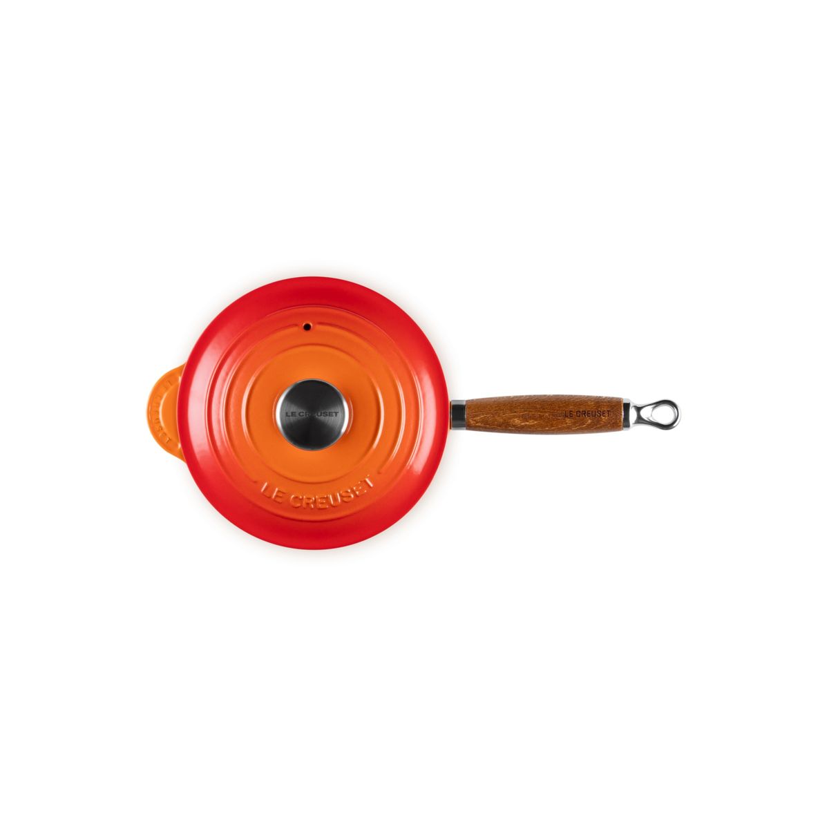 LE CREUSET - Le Creuset Cazo mango madera 18cm Volcanico Hierro