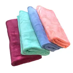 GENERICO - Toalla Microfibra Gris 70x140 cm Baño Ducha