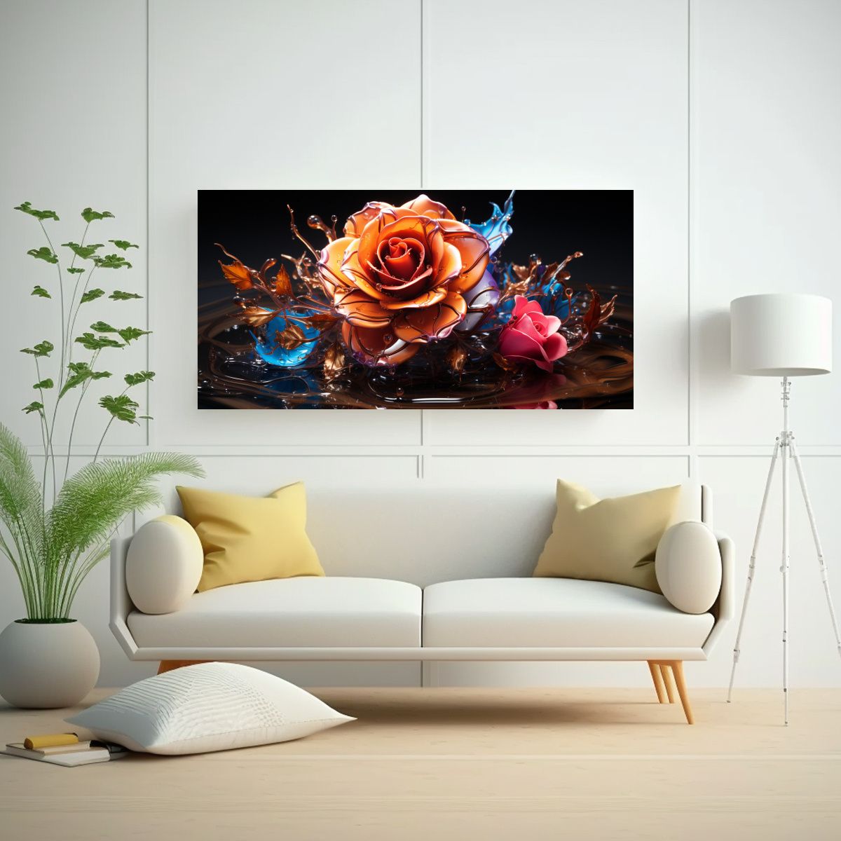 GENERICO - 1 Pieza Moderno Adorno Tribal De Neon Rosa Que Se Disuelve E 160x80cm