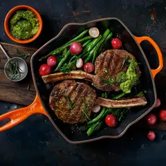 LE CREUSET - Skillet Grill Cuadrada 26Cm Volcánico