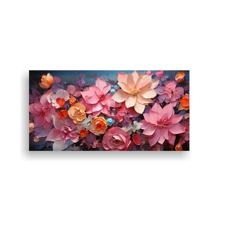 GENERICO - Pinturas Decorativas Modernas En Bastidor: Composición Art 160x80cm