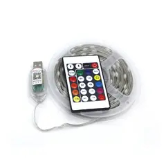 GENERICO - Tira Led 10 Metros Decorativa Rgb con Control Conexion Usb