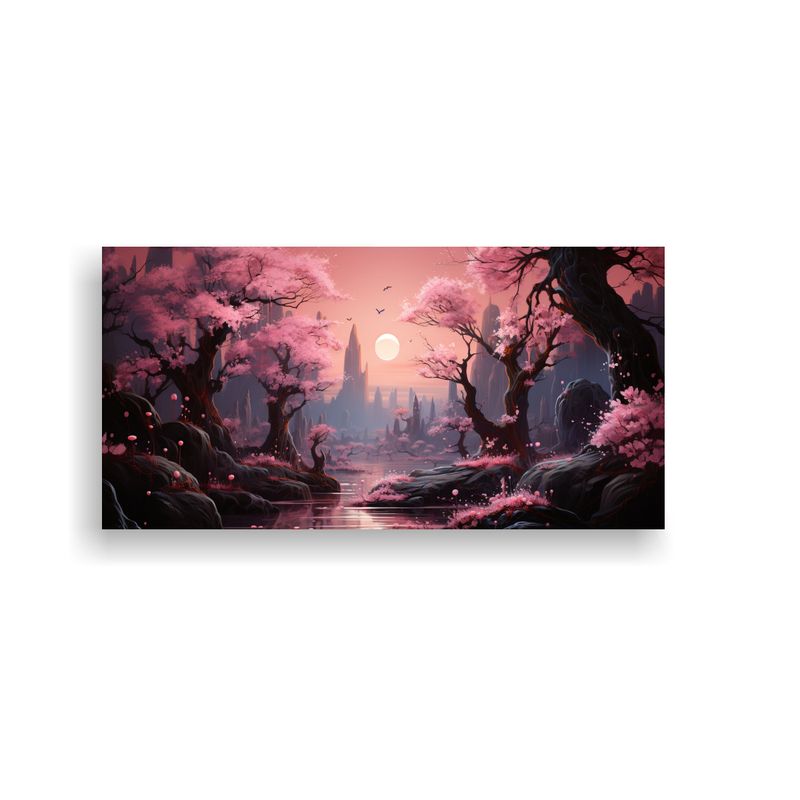 GENERICO - Cuadro Imagen Vitalidad Con Jardín Zen Tranquilo Y Sobres R 160x80cm