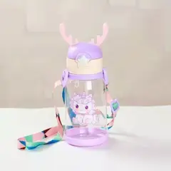 OEM - Botella Vaso Agua Infantil Para Niños Con Correa