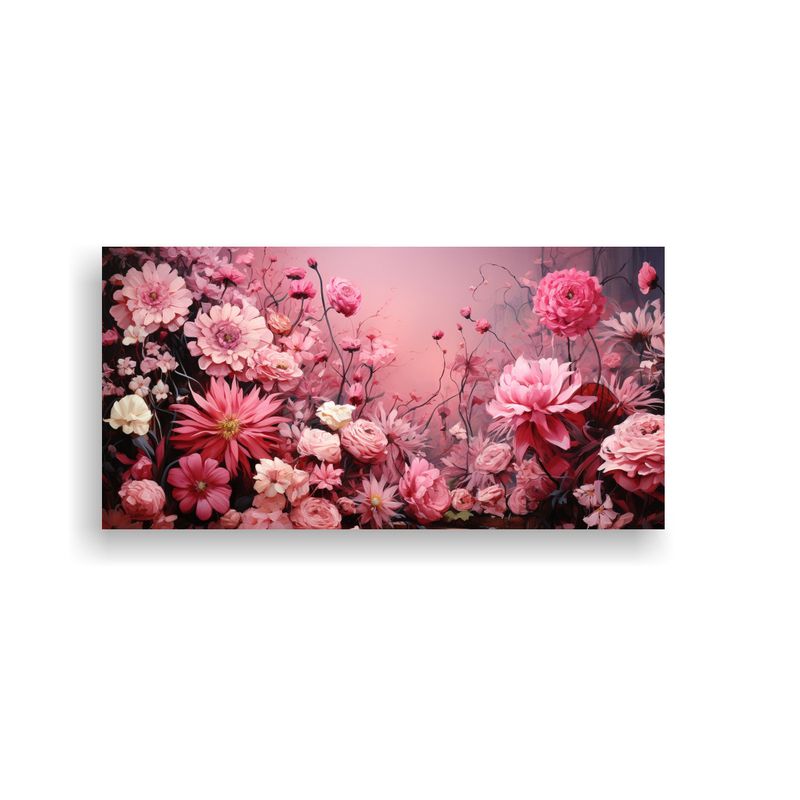 GENERICO - Collage Impactante De Sobres Rosas Y Pinturas Decorativas En 160x80cm