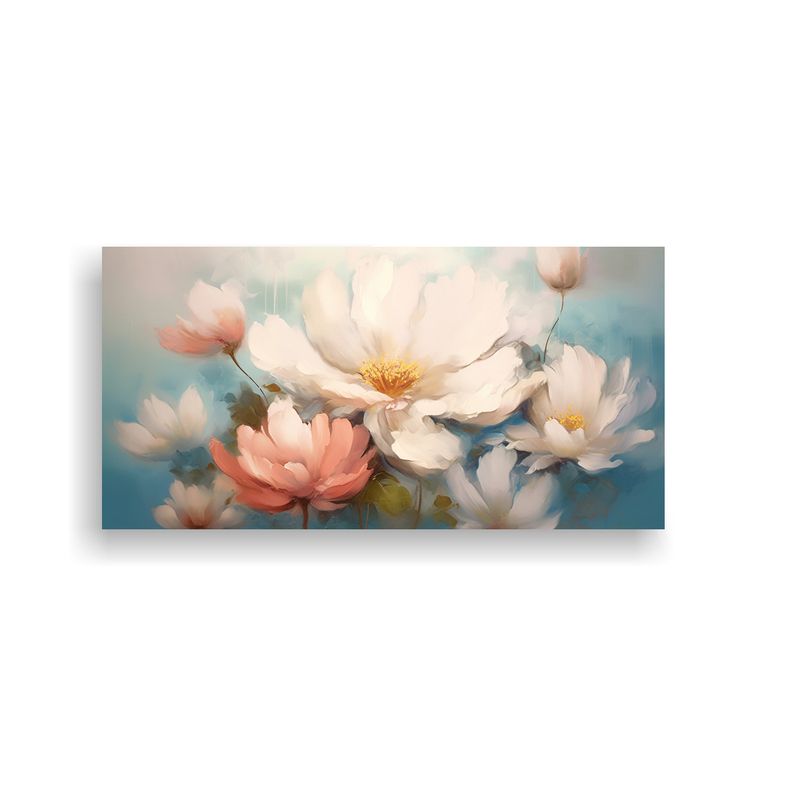 GENERICO - Pinturas Decorativas De Lienzo Concepto Colorido Con Flores  160x80cm